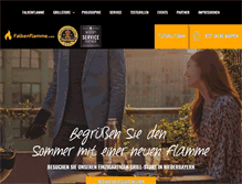 Tablet Screenshot of falkenflamme.com